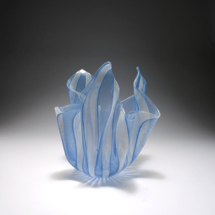 Bild 1 zu Objekt, Vase 'Fazzoletto', um 1950, Fulvio Bianconi, Venini & C., Murano, 128C 643