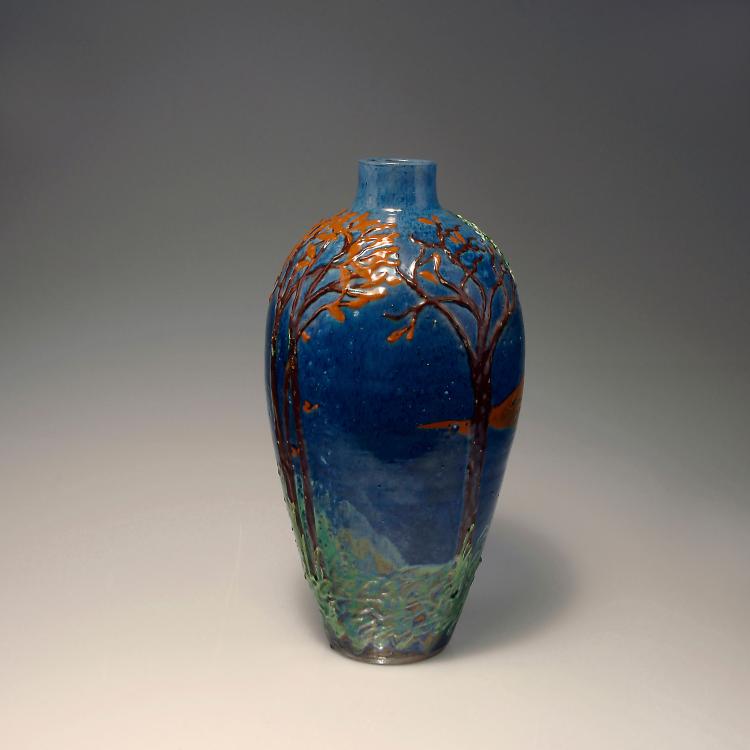 Bild 1 zu Objekt, 'Abendstimmung' vase, 1897, Laeuger, Max, Kandern, 129 640