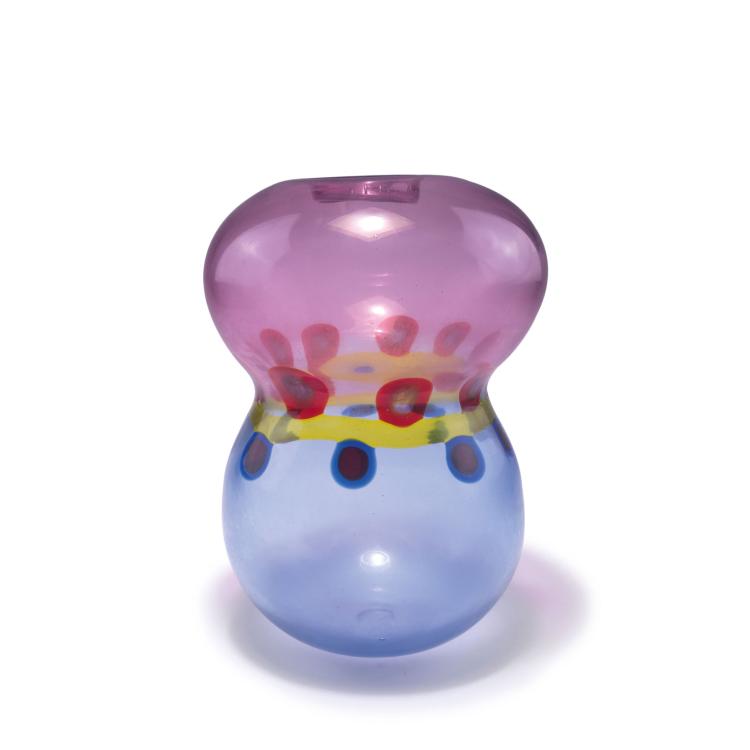 Hauptbild zu Objekt, Vase 'Murrine incatenate', 1960, Anzolo Fuga, A.Ve.M., Murano, 128C 748