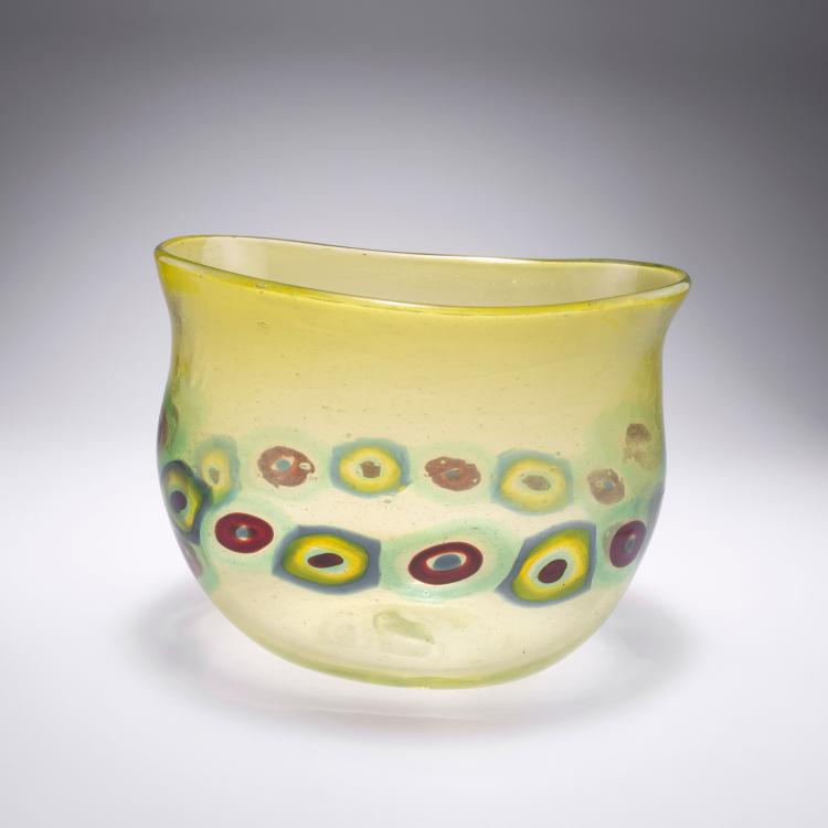 Bild 1 zu Objekt, 'Murrine' vase, 1960-68, Anzolo Fuga, A.Ve.M., Murano, 128C 750