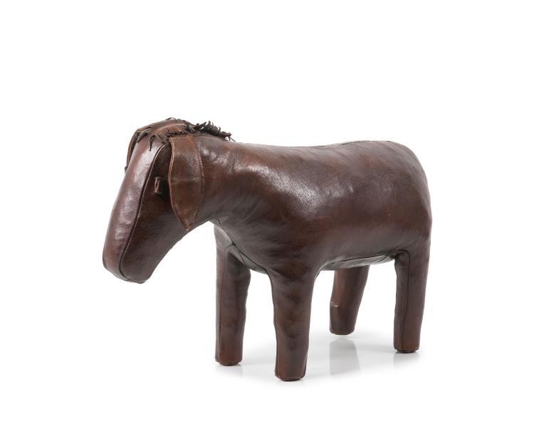 Hauptbild zu Objekt, 'Donkey' foot stool, 1960/70s, Dimitri Omersa, Omersa & Co., Lincolnshire; Vertrieb: Abercrombie & Fitch, USA ; Svenskt Tenn, Stockholm, 127B 519