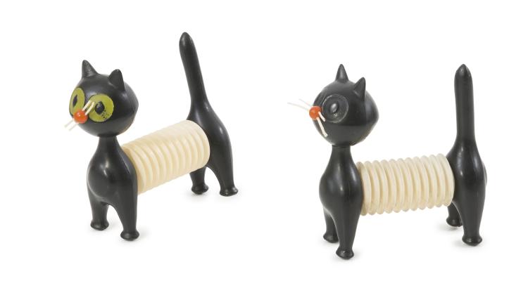 Hauptbild zu Objekt, Two Toy Cats, 1963, Libuse Niklov&agrave;, Fatra Napajedla, Tschechische Republik, 127B 538