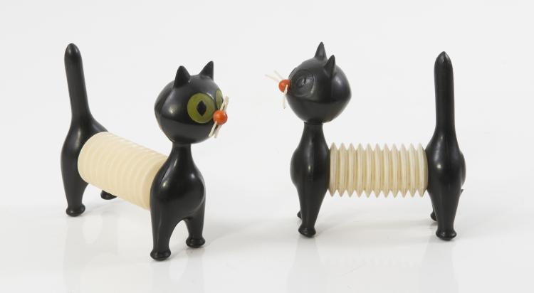 Bild 2 zu Objekt, Two Toy Cats, 1963, Libuse Niklov&agrave;, Fatra Napajedla, Tschechische Republik, 127B 538