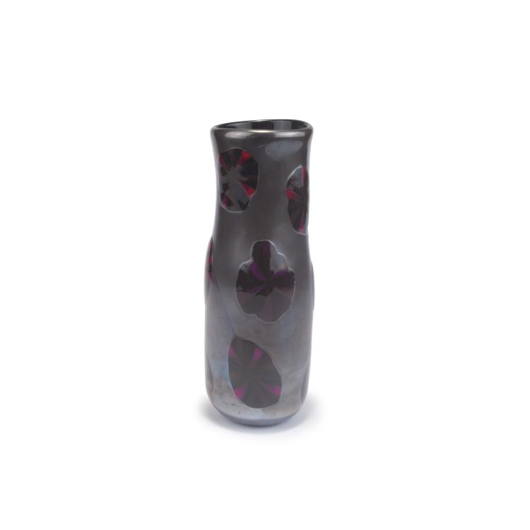 Hauptbild zu Objekt, Vase 'Nerox murrine', 1960er Jahre, Toso, Fratelli, Murano, 128C 781