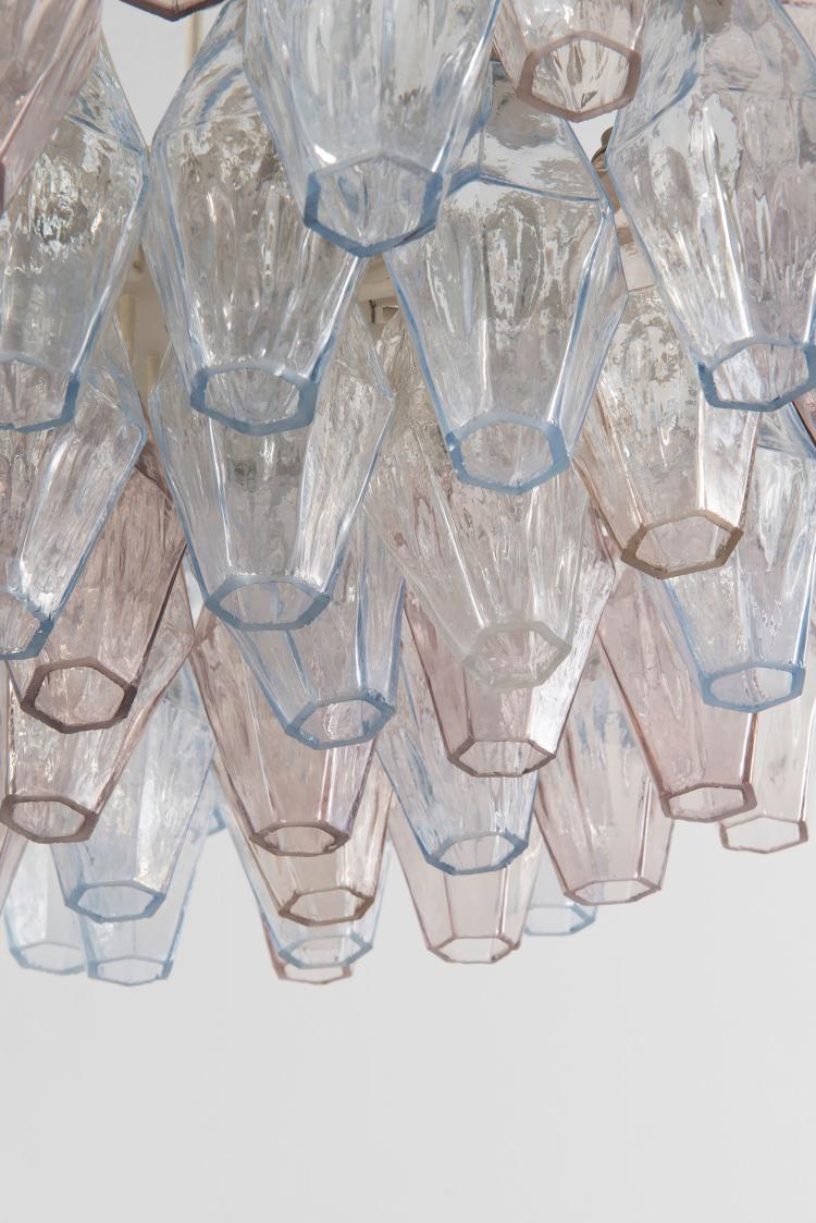 Bild 1 zu Objekt, 'Poliedrica' ceiling light, c1958, Paolo Venini, Venini & C., Murano, 127A 93