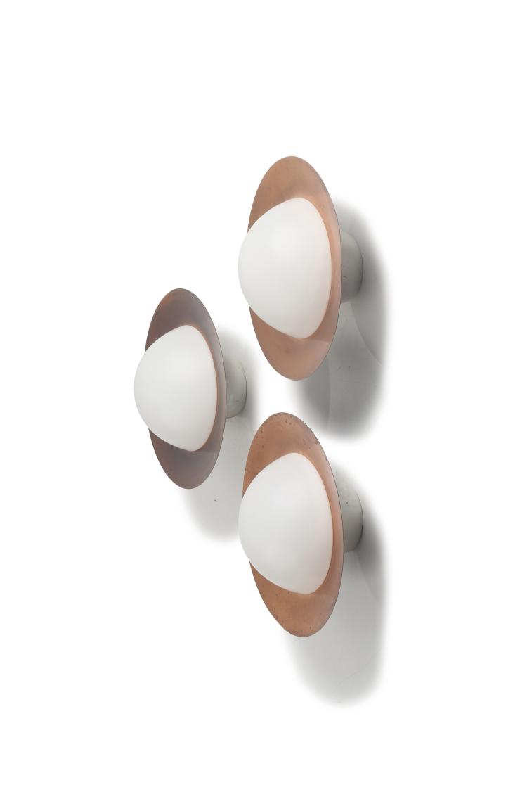 Hauptbild zu Objekt, Three brackets, 1950s, Kaiser Leuchten, Neheim-H&uuml;sten, 127B 361