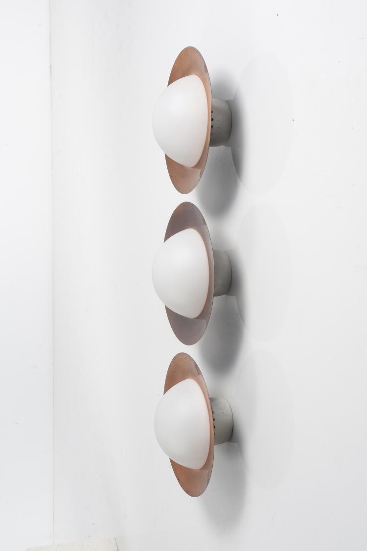 Bild 1 zu Objekt, Three brackets, 1950s, Kaiser Leuchten, Neheim-H&uuml;sten, 127B 361