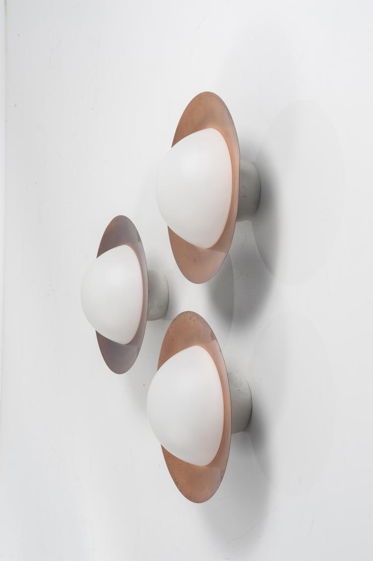 Bild 2 zu Objekt, Three brackets, 1950s, Kaiser Leuchten, Neheim-H&uuml;sten, 127B 361