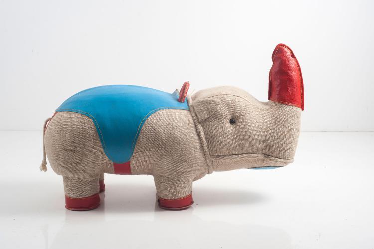 Bild 2 zu Objekt, Rhino, c1968, Renate M&uuml;ller, M&uuml;ller, Renate, Therapeutisches Spielzeug, Sonneberg, 127B 530