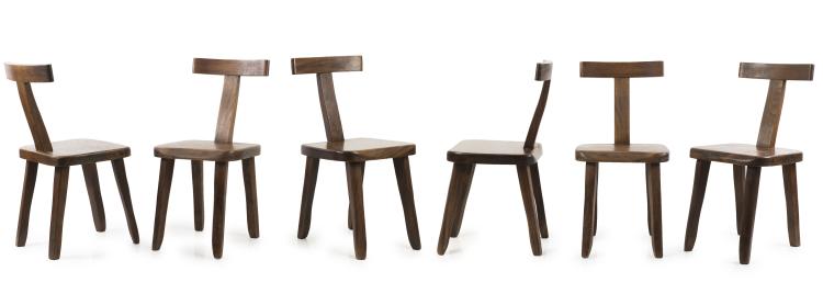 Hauptbild zu Objekt, Six chairs, 1959/60, Olavi Hanninen, Finnland, 127B 429