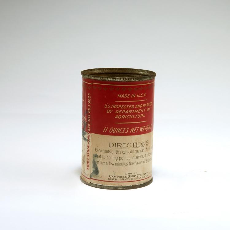 Bild 1 zu Objekt, 'Campbell's soup metal tin can: Vegetable Soup', 1980, Andy Warhol, 127C 742