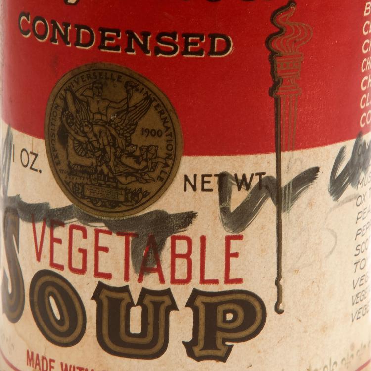 Bild 2 zu Objekt, 'Campbell's soup metal tin can: Vegetable Soup', 1980, Andy Warhol, 127C 742