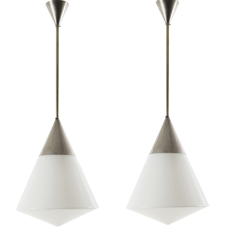 Hauptbild zu Objekt, Two 'Giso' ceiling lights, 1931, Willem Hendrik Gispen, 127B 322