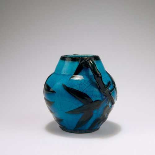 'Bamboux' vase with handles, c1900