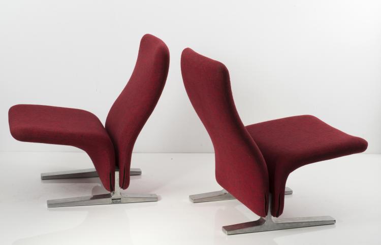 Bild 2 zu Objekt, Two 'Concorde' - 'F 780' easy chair, 1965, Pierre Paulin, Artifort, Maastricht, 127B 466