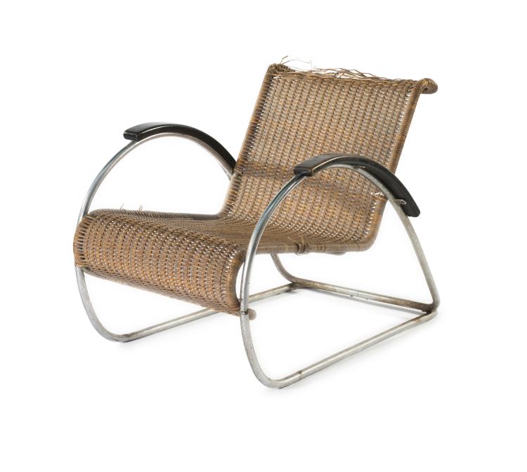 Hauptbild zu Objekt, Armchair, past 1931, Erich Dieckmann, Cebaso, Ohrdruf; Metz & Co., Rotterdam (zugeschrieben), 127B 323