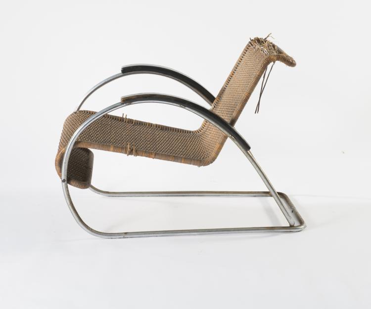 Bild 1 zu Objekt, Armchair, past 1931, Erich Dieckmann, Cebaso, Ohrdruf; Metz & Co., Rotterdam (zugeschrieben), 127B 323