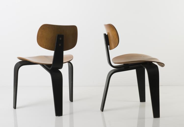 Bild 1 zu Objekt, Two 'SE 42' chairs, 1949/50, Egon Eiermann, Wilde & Spieth, Esslingen, 127B 343