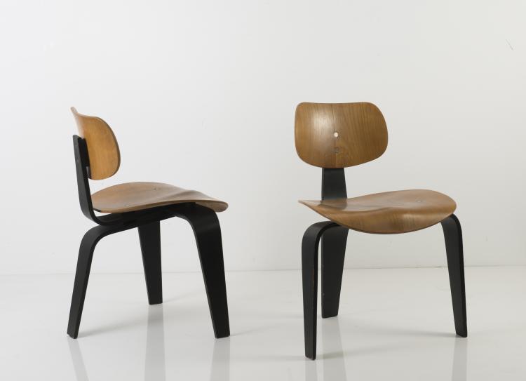 Bild 5 zu Objekt, Two 'SE 42' chairs, 1949/50, Egon Eiermann, Wilde & Spieth, Esslingen, 127B 343