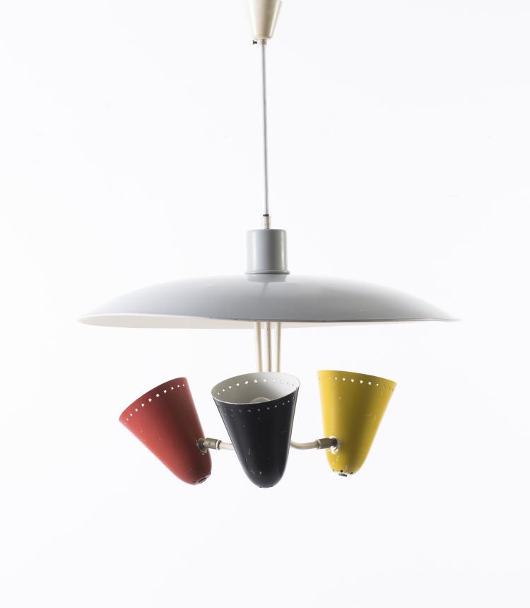 Bild 5 zu Objekt, Ceiling light, c1955, Hala, Zeist, 127B 401