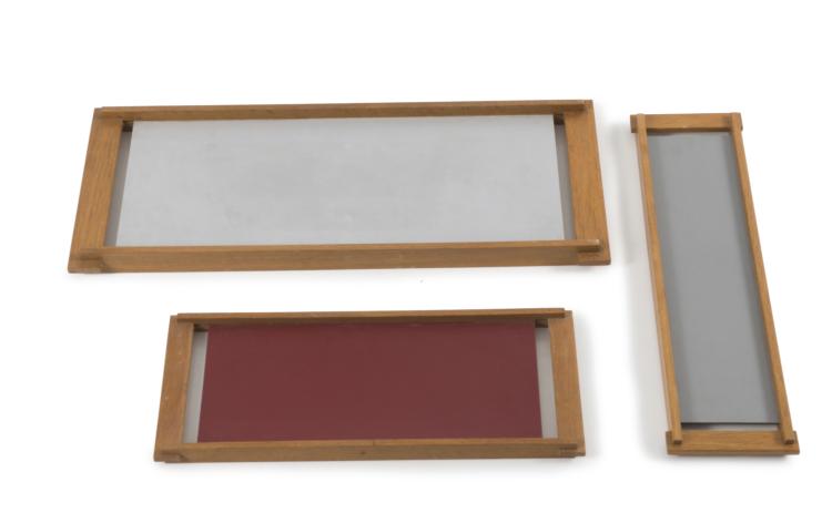 Hauptbild zu Objekt, Three trays, 1950s, Niederlande, 127B 367