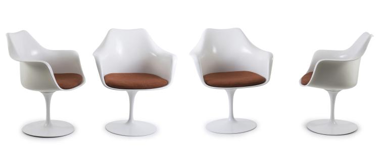 Hauptbild zu Objekt, Four 'Tulip' - '151' chairs, 1956, Knoll International, New York, 128A 115