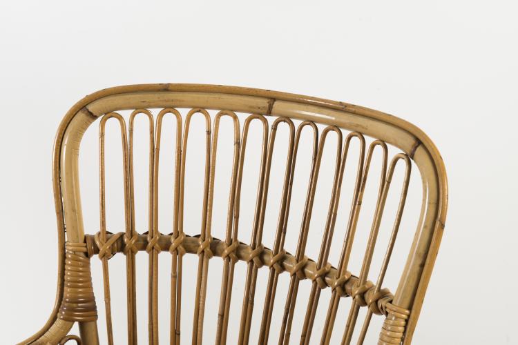 Bild 2 zu Objekt, Zwei Korbst&uuml;hle, 1950er Jahre, Italien, 128B 271