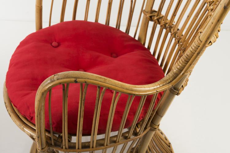 Bild 3 zu Objekt, Zwei Korbst&uuml;hle, 1950er Jahre, Italien, 128B 271