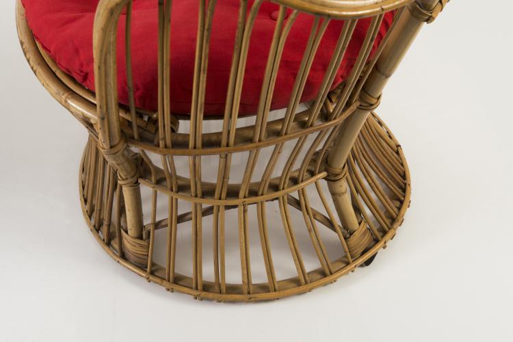 Bild 4 zu Objekt, Zwei Korbst&uuml;hle, 1950er Jahre, Italien, 128B 271