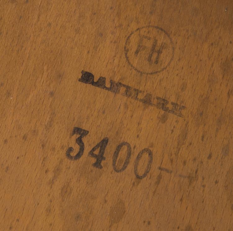 Bild 5 zu Objekt, 'AX' bench, made of three chairs, 1950, Peter Hvidt, Hansen, Fritz, Aller&ouml;d, 128A 75