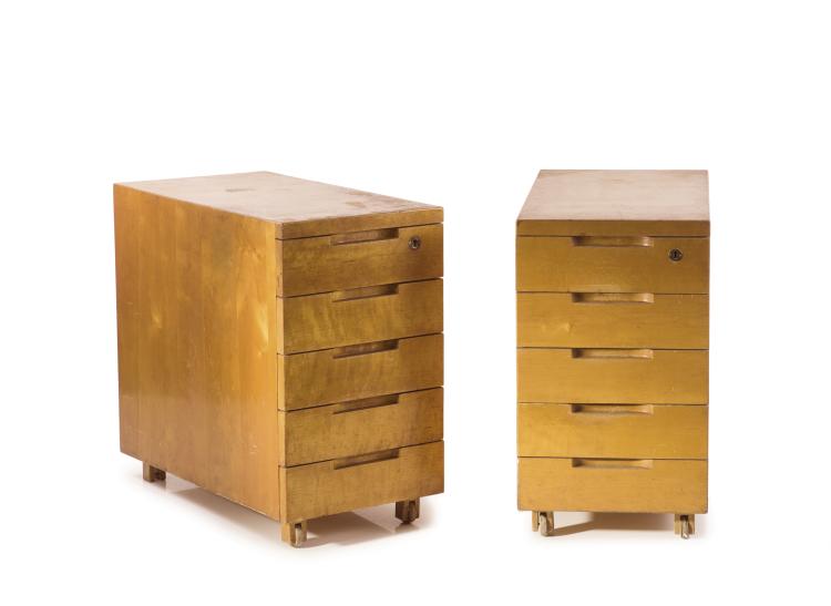 Hauptbild zu Objekt, Two '296' drawers, 1930, Alvar Aalto, Artek, Helsinki, 128A 15