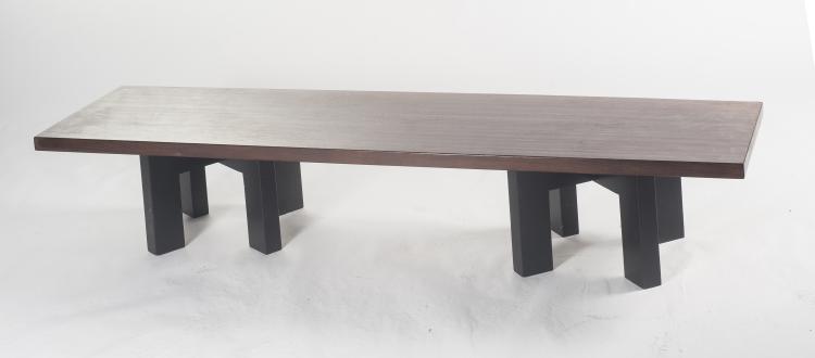 Bild 1 zu Objekt, Coffee table / Bench, c1955, Jules Wabbes, Mobilier Universel, Br&uuml;ssel (zugeschrieben), 128B 332