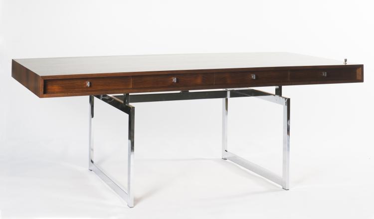 Bild 2 zu Objekt, Schreibtisch mit Rollcontainer und Aktenschrank auf Rollen, um 1959, Bodil Kjaer, Pedersen, E. & S&oslash;n, D&auml;nemark, 128A 128