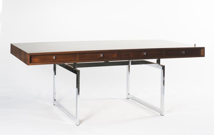 Bild 3 zu Objekt, Schreibtisch mit Rollcontainer und Aktenschrank auf Rollen, um 1959, Bodil Kjaer, Pedersen, E. & S&oslash;n, D&auml;nemark, 128A 128