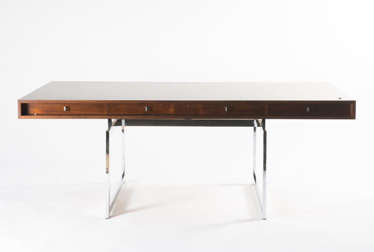 Bild 8 zu Objekt, Schreibtisch mit Rollcontainer und Aktenschrank auf Rollen, um 1959, Bodil Kjaer, Pedersen, E. & S&oslash;n, D&auml;nemark, 128A 128