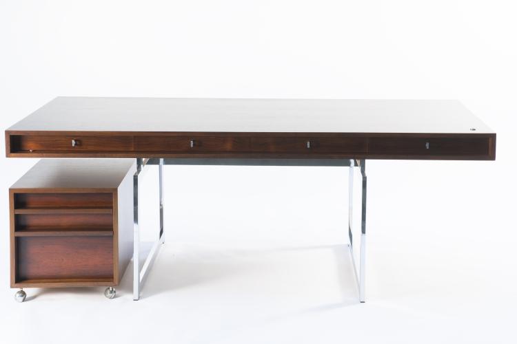 Bild 10 zu Objekt, Schreibtisch mit Rollcontainer und Aktenschrank auf Rollen, um 1959, Bodil Kjaer, Pedersen, E. & S&oslash;n, D&auml;nemark, 128A 128