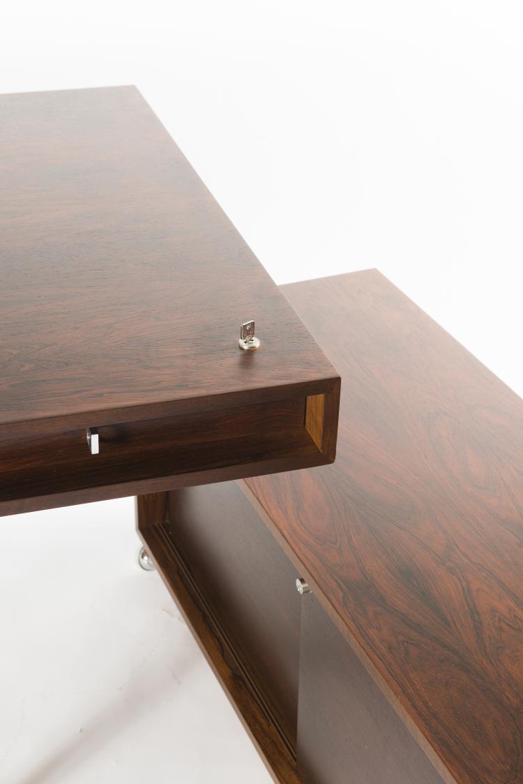 Bild 12 zu Objekt, Schreibtisch mit Rollcontainer und Aktenschrank auf Rollen, um 1959, Bodil Kjaer, Pedersen, E. & S&oslash;n, D&auml;nemark, 128A 128