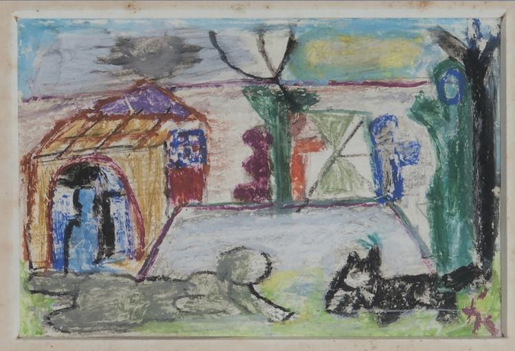 Hauptbild zu Objekt, 'Kleinformat Nr. 98', 1960er Jahre, Ida Kerkovius, 130B 210