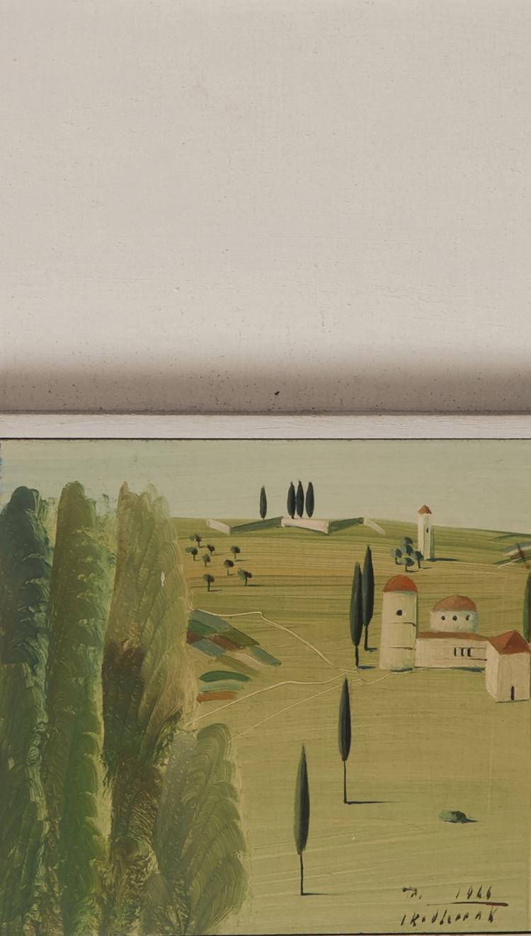 Hauptbild zu Objekt, 'Italienische Ideallandschaft', 1966, Horst Skodlerrak, 130B 283