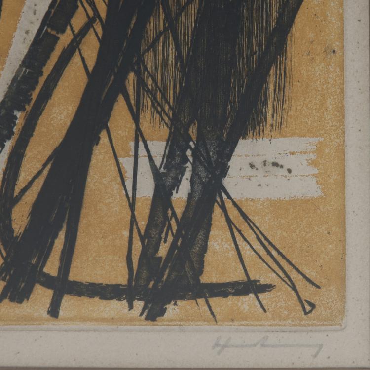 Bild 1 zu Objekt, 'Komposition 5', 1953 , Hans Hartung, 130B 255