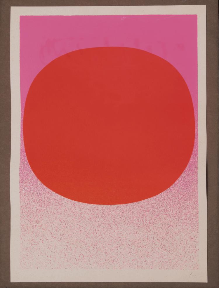 Hauptbild zu Objekt, Ohne Titel (Modulation), wohl 1969, Rupprecht Geiger, 130B 254