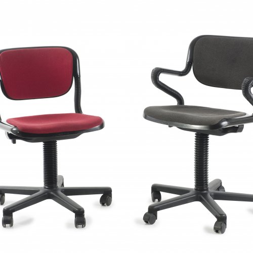 Two 'Vertebra' desk chairs, 1976