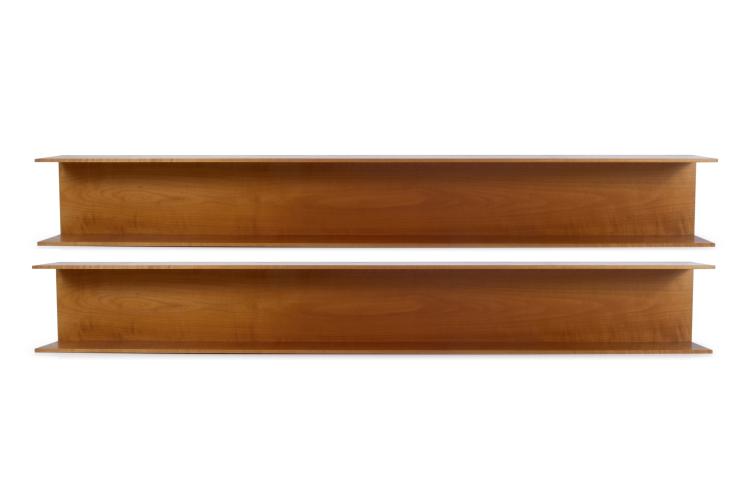 Hauptbild zu Objekt, Two wall shelves, 1960, Walter Wirz, Renz, Wilhelm, KG B&ouml;blingen, 128B 402