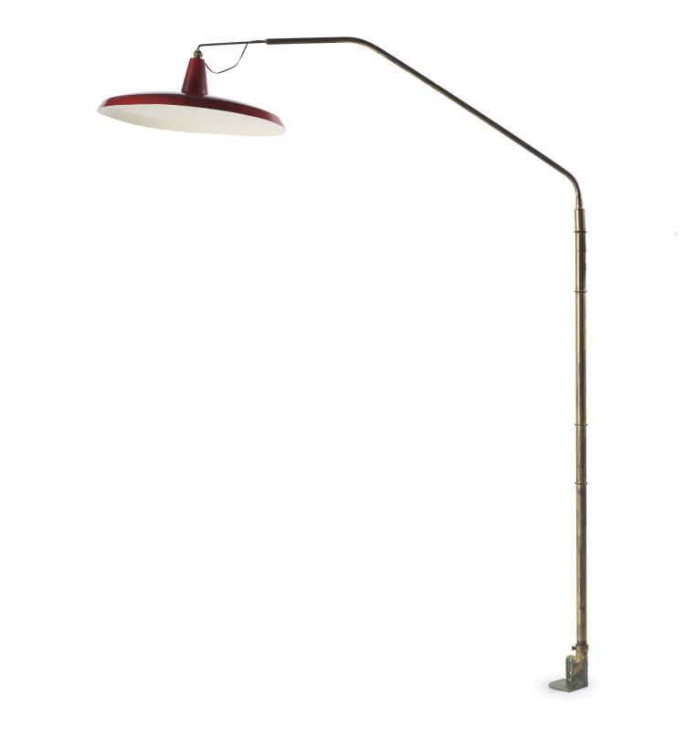 Hauptbild zu Objekt, Wandleuchte zur Eckmontierung, um 1955, Italien, 128B 307