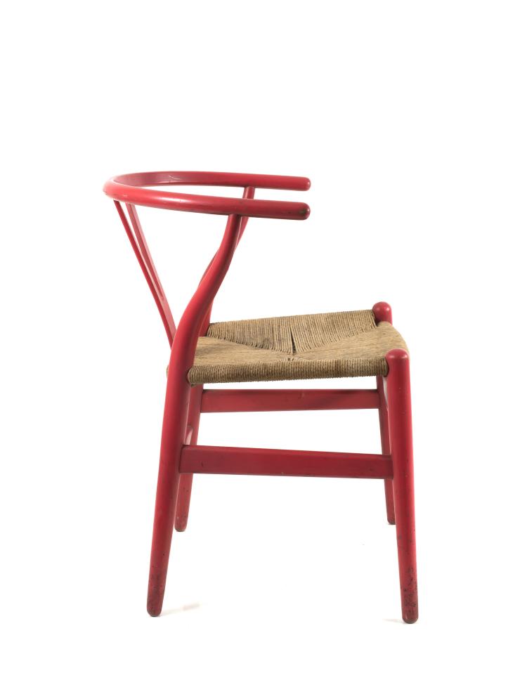 Bild 3 zu Objekt, Three 'Y' - 'CH-24' chairs, 1950 , Hansen, Carl & S&oslash;n, Odense, 128A 76