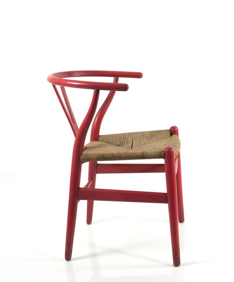 Bild 4 zu Objekt, Three 'Y' - 'CH-24' chairs, 1950 , Hansen, Carl & S&oslash;n, Odense, 128A 76