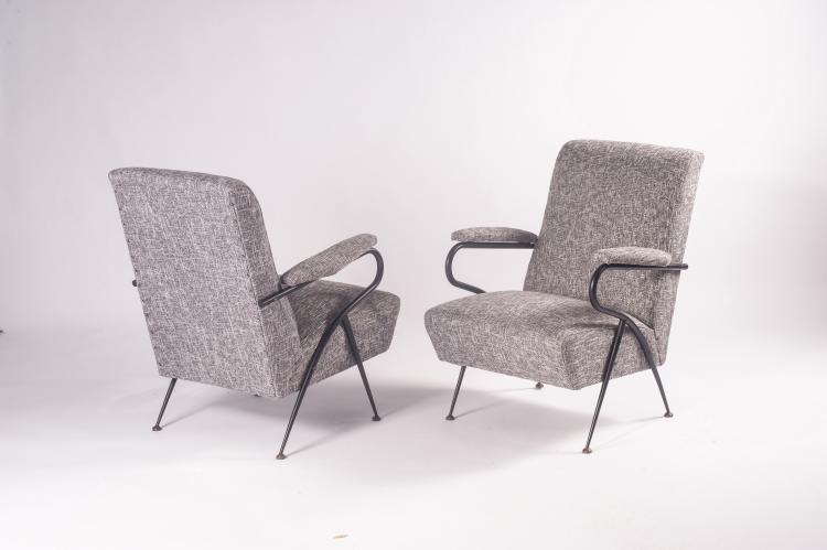 Bild 1 zu Objekt, Zwei Armlehnsessel, 1950er Jahre, Italien, 128B 273