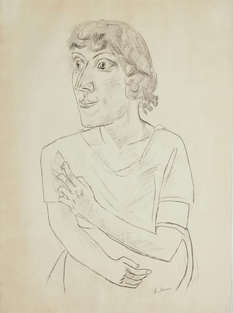 Hauptbild zu Objekt, 'Sarika with Cigarette', 1922, Max Beckmann, 130B 202