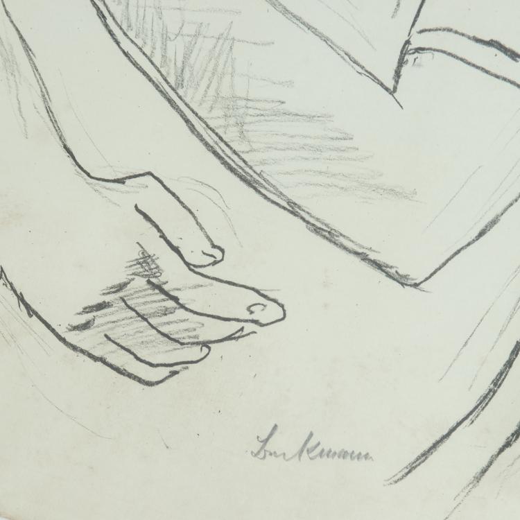 Bild 1 zu Objekt, 'Sarika with Cigarette', 1922, Max Beckmann, 130B 202