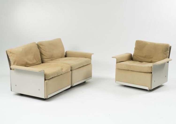 Bild 1 zu Objekt, '602' settee and easy chair, 1962, Dieter Rams, Vitsoe & Zapf, Kronberg, 130A 106